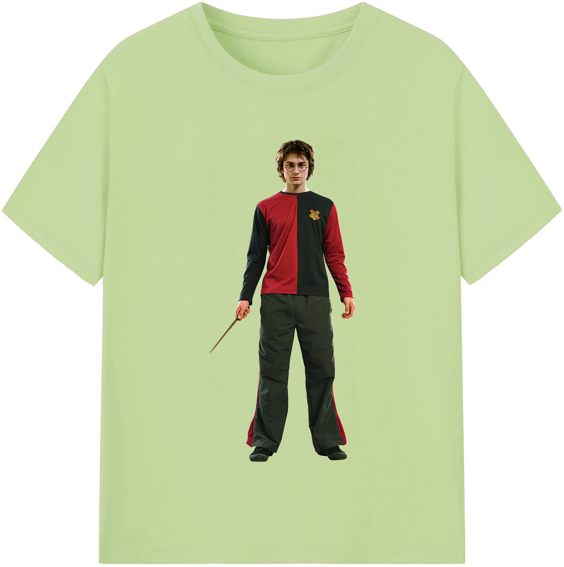 （画像用） Harry Potter ハリー・ポッターシリーズ 綿100％半袖Tシャツ（フロントプリント）